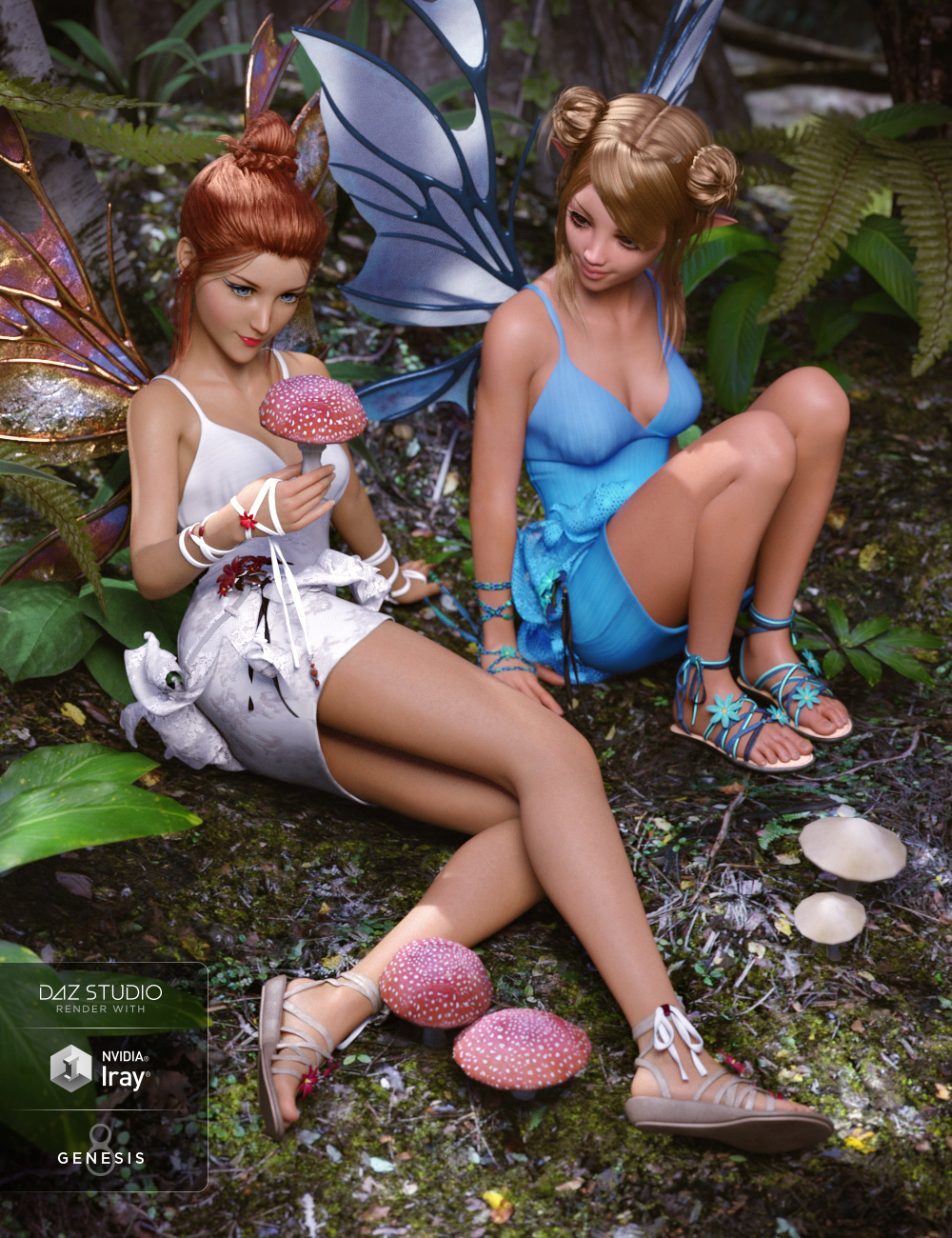 dForce Dewdrop Outfit Textures by: Moonscape GraphicsSade, 3D Models by Daz 3D