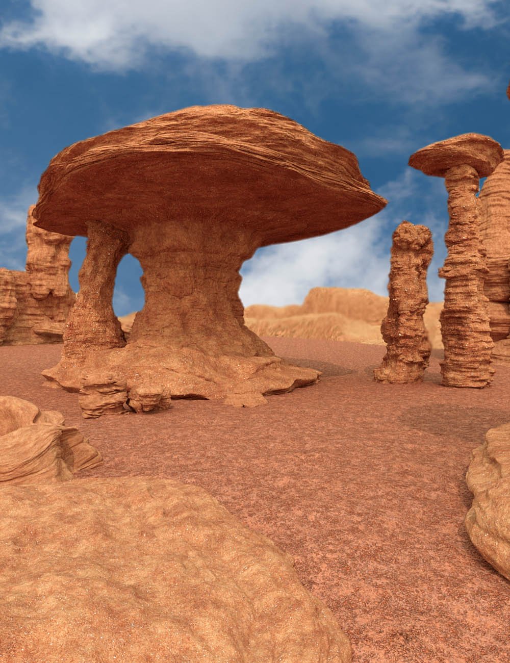 Morphing Rock Structures with HD Morphs by: dglidden, 3D Models by Daz 3D
