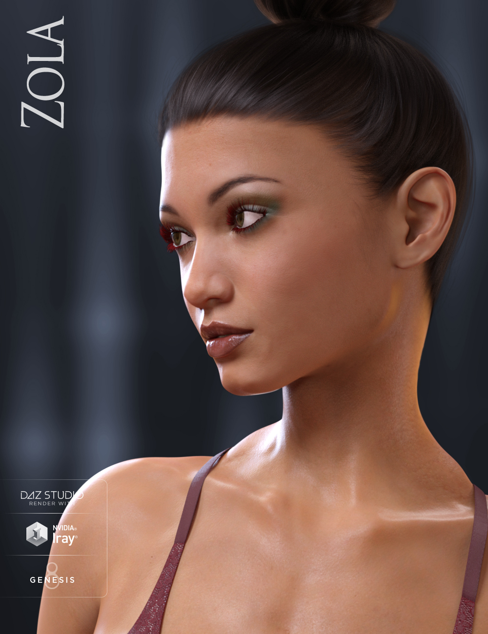Zola HD for Genesis 8 Female by: Raiya, 3D Models by Daz 3D