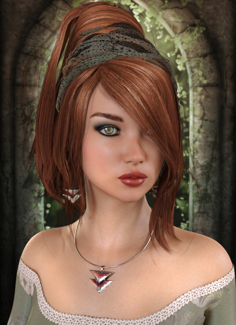 Boho Hair for Genesis 3 and 8 Female(s) by: Propschick, 3D Models by Daz 3D