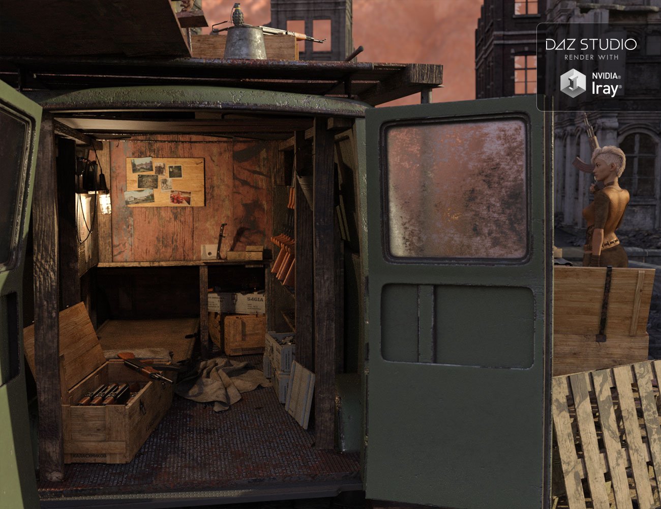Junktown Gun Store Junktown Gun Store by: ile-avalon, 3D Models by Daz 3D