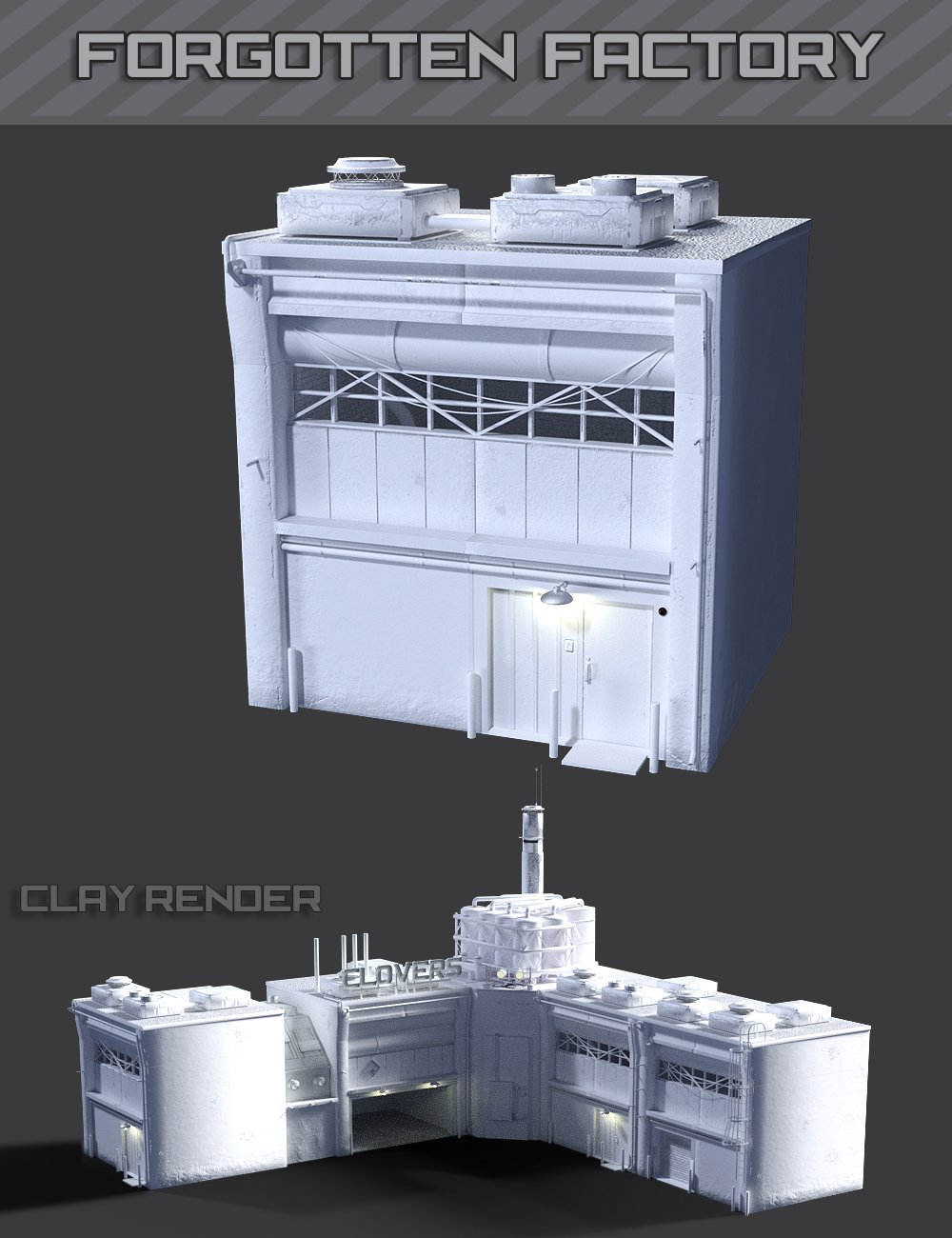 Forgotten Factory Add On Forgotten Factory Add On by: The AntFarm, 3D Models by Daz 3D