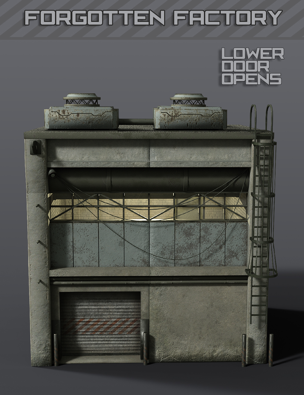 Forgotten Factory Add On by: The AntFarm, 3D Models by Daz 3D