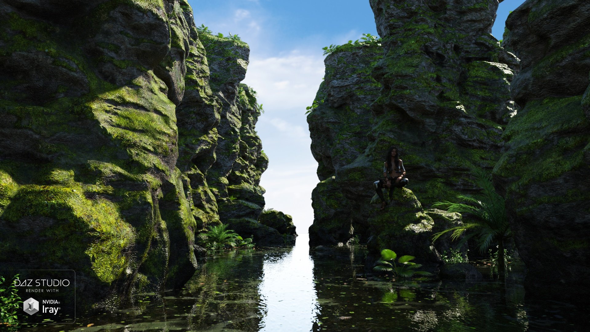 Nature Ravine Nature Ravine by: Andrey Pestryakov, 3D Models by Daz 3D