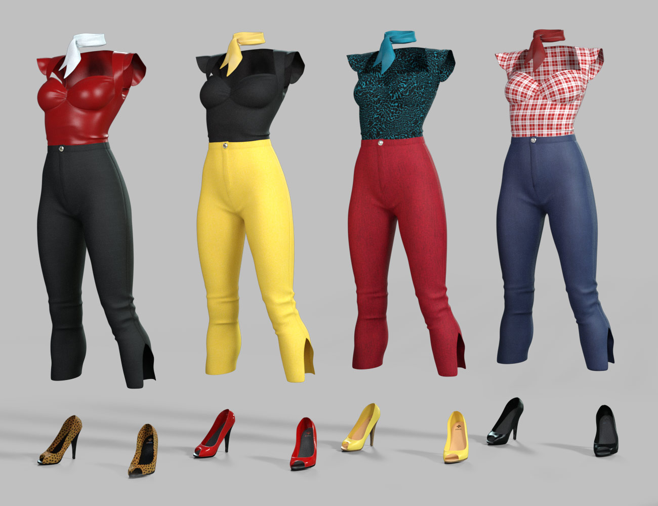 Rockabilly Outfit Textures by: Moonscape GraphicsSade, 3D Models by Daz 3D