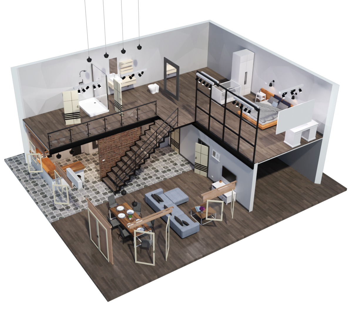 Bonjour Studio Bonjour Studio by: Tesla3dCorp, 3D Models by Daz 3D