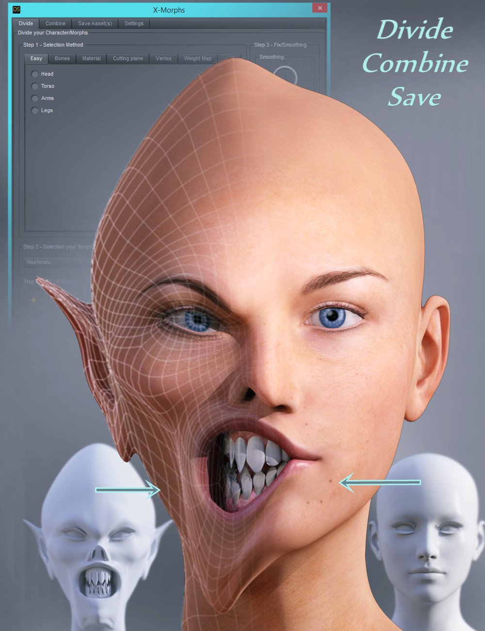 Shape Splitter by: CGI3DM, 3D Models by Daz 3D