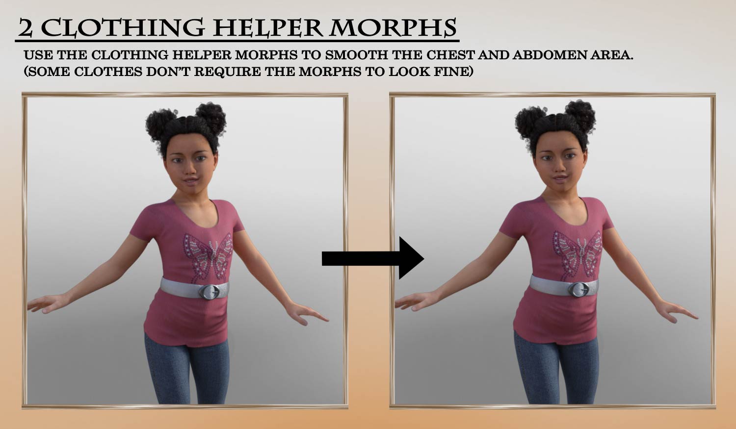 Body Shapes: Younger Genesis 3 Female Body Shapes: Younger Genesis 3 Female by: JWolf, 3D Models by Daz 3D