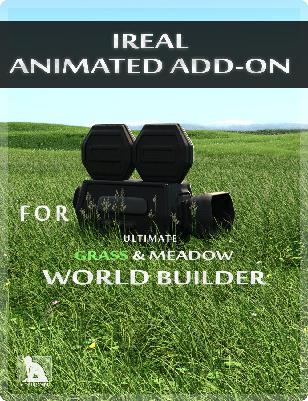 iREAL Animated Add-on for ULTIMATE Grass & Meadow by: ThePhilosopher, 3D Models by Daz 3D