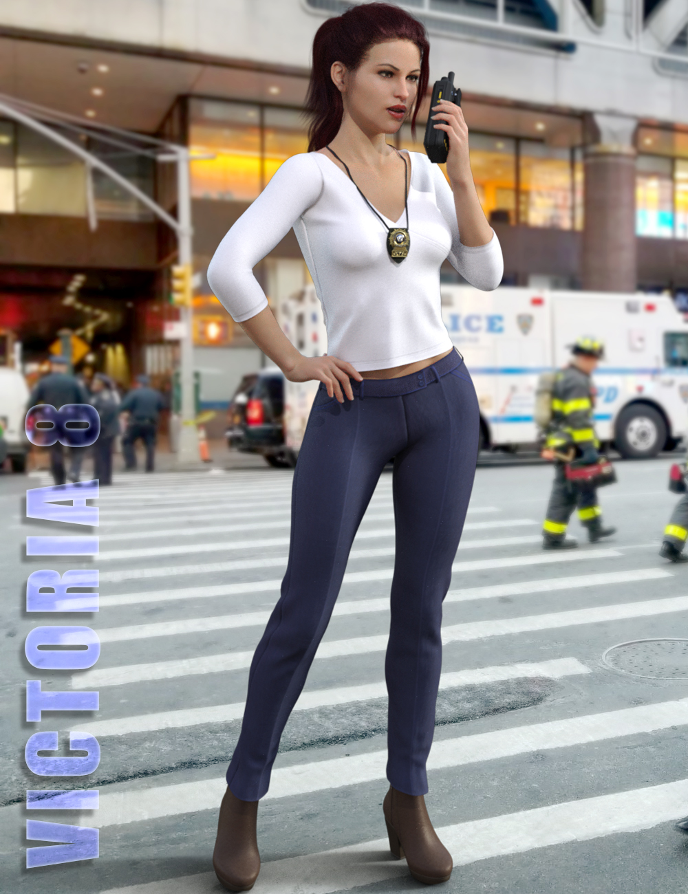 Manhattan Detective for Genesis 8 Female(s) by: Blue Rabbit, 3D Models by Daz 3D