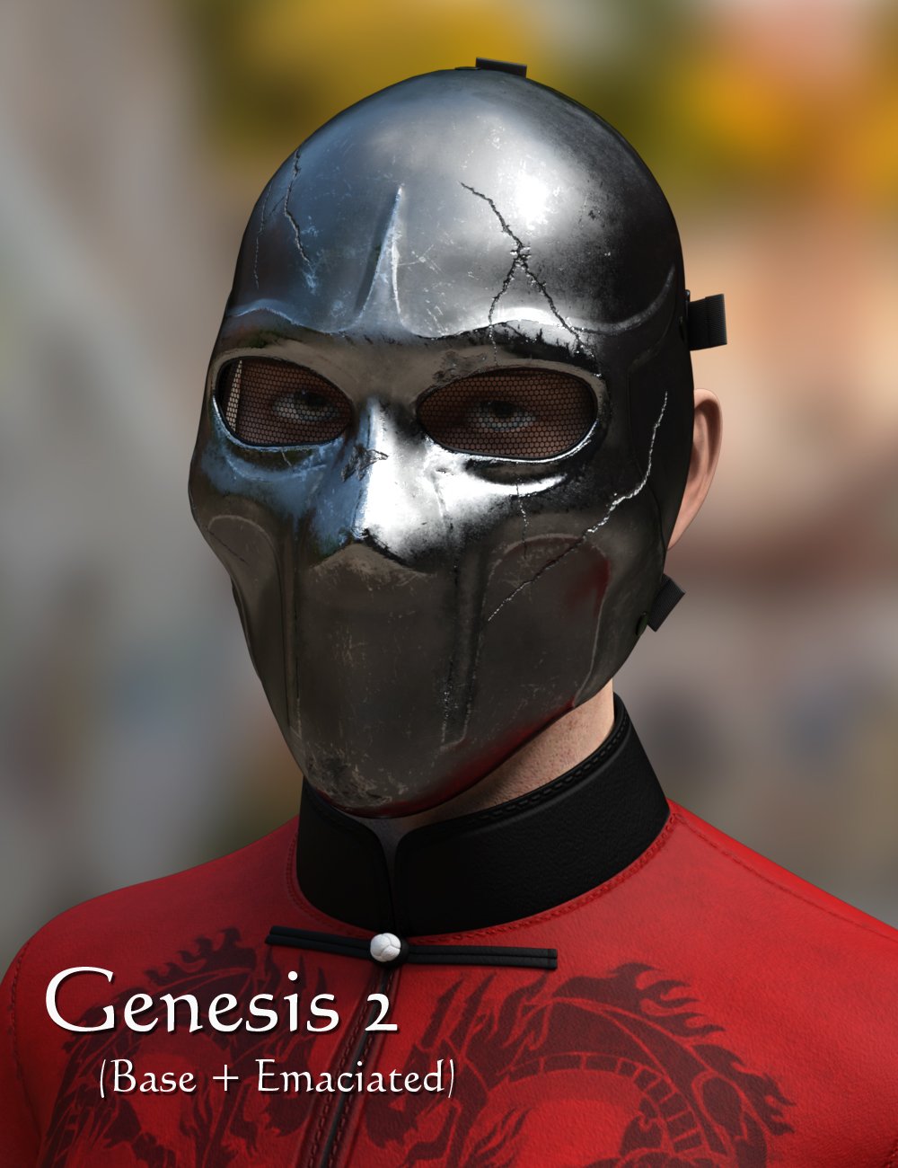 Wicked Battle Masks for Genesis 2, 3 and 8 Male(s) by: Wicked Creations, 3D Models by Daz 3D