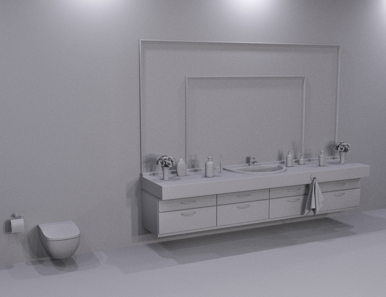 Lavish Bathroom by: Charlie, 3D Models by Daz 3D