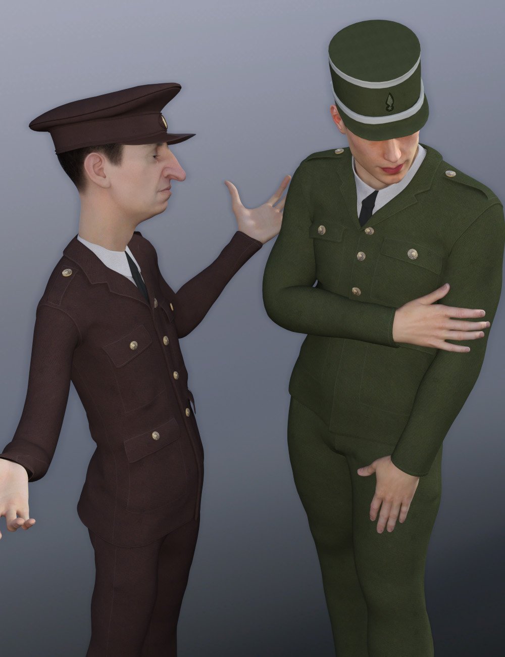 Inspector Uniform for Genesis 8 Male(s) | Daz 3D