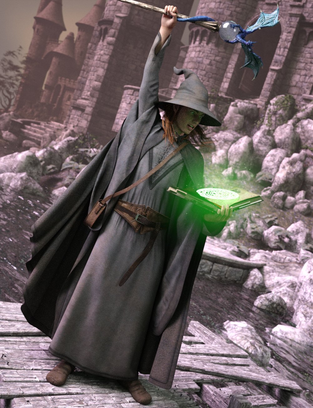Wise Wizard HD Expansion Pack Wise Wizard HD Expansion Pack by: Luthbellina, 3D Models by Daz 3D