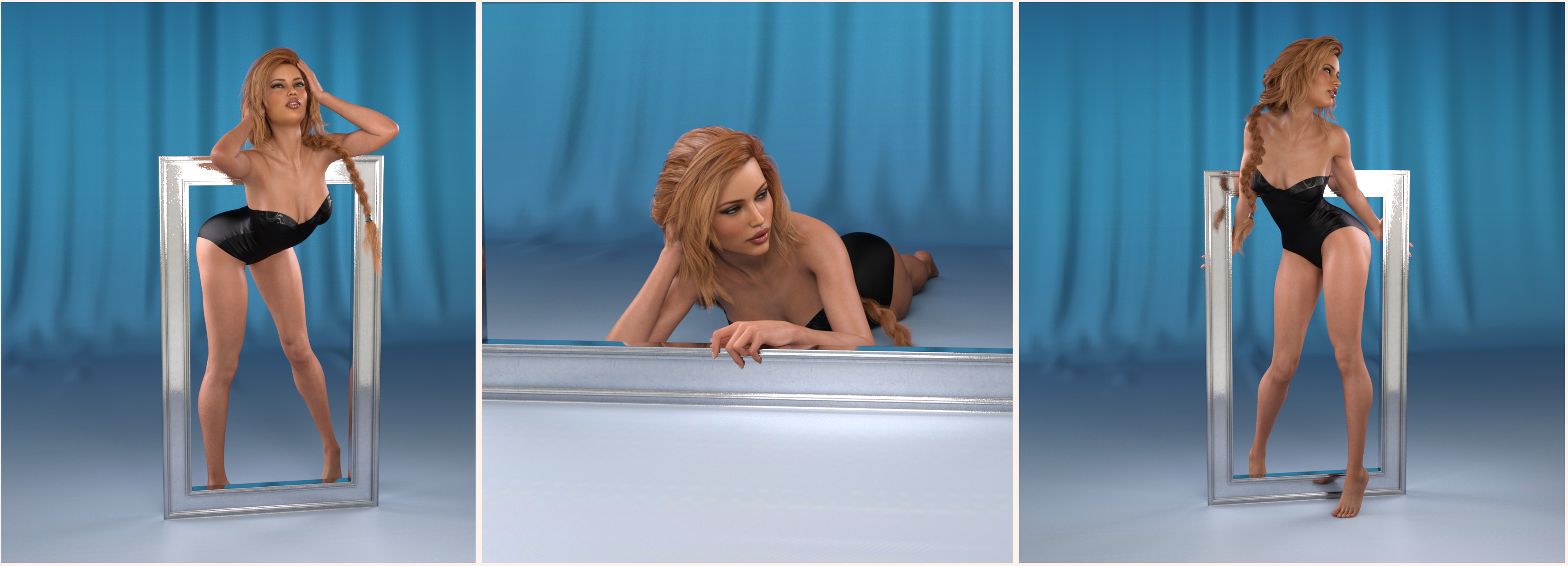 Z Framed - Prop and Poses for Genesis 3 and 8 Female Z Framed - Prop and Poses for Genesis 3 and 8 Female by: Zeddicuss, 3D Models by Daz 3D