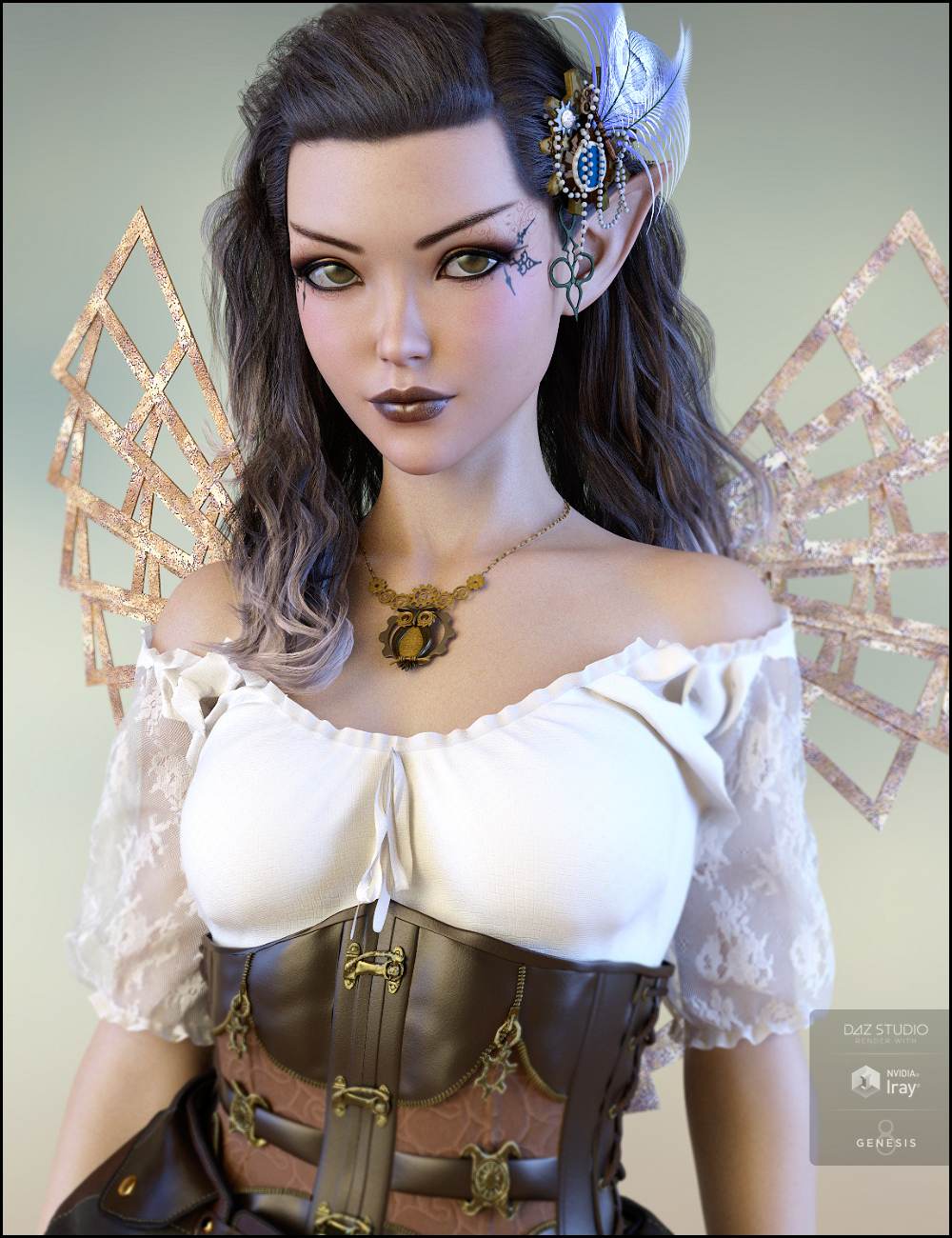 Vernea for Aiko 8 by: JessaiiAdiene, 3D Models by Daz 3D