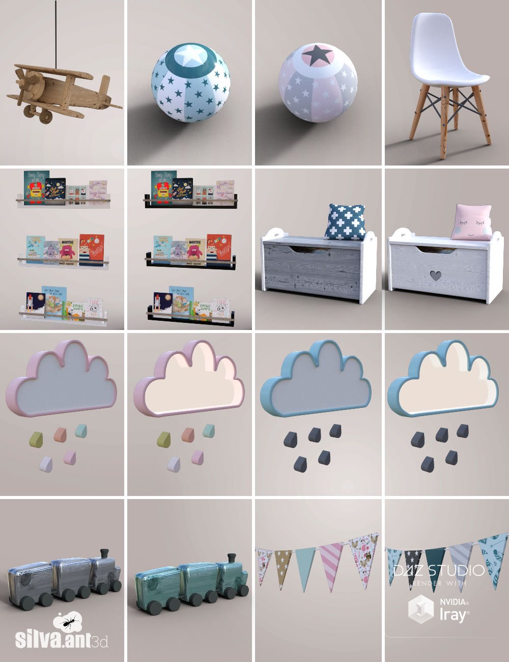 Kids Corner Kids Corner by: SilvaAnt3d, 3D Models by Daz 3D