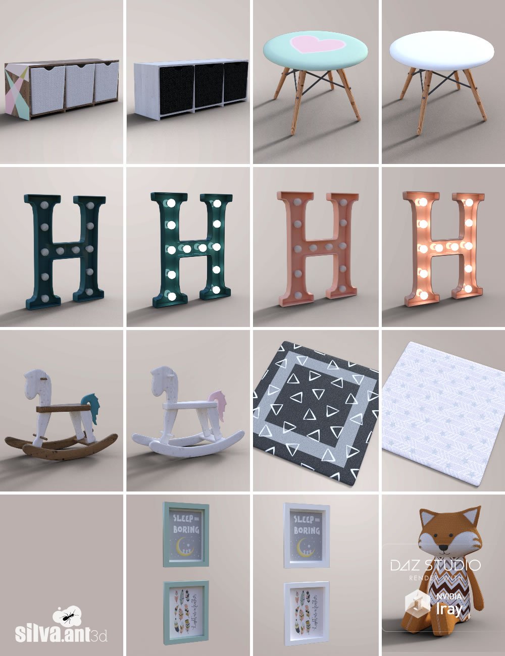 Kids Corner Kids Corner by: SilvaAnt3d, 3D Models by Daz 3D