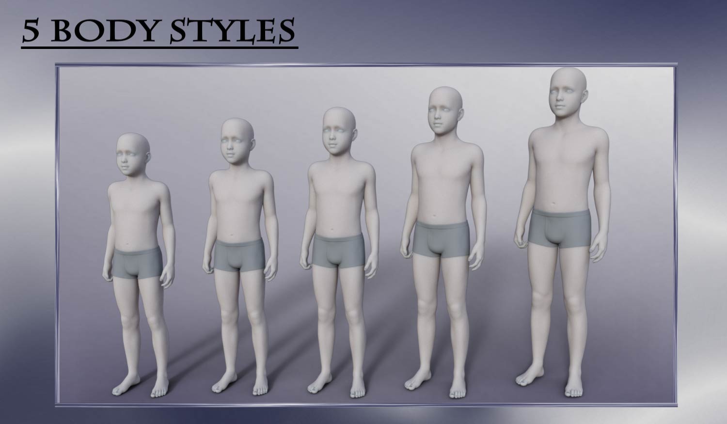 Body Shapes: Younger Genesis 3 Male by: JWolf, 3D Models by Daz 3D