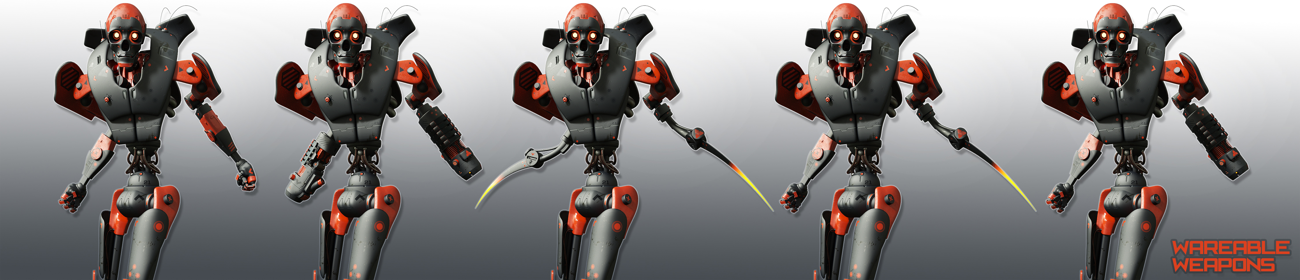 Reaper Bot and Poses by: The AntFarm, 3D Models by Daz 3D