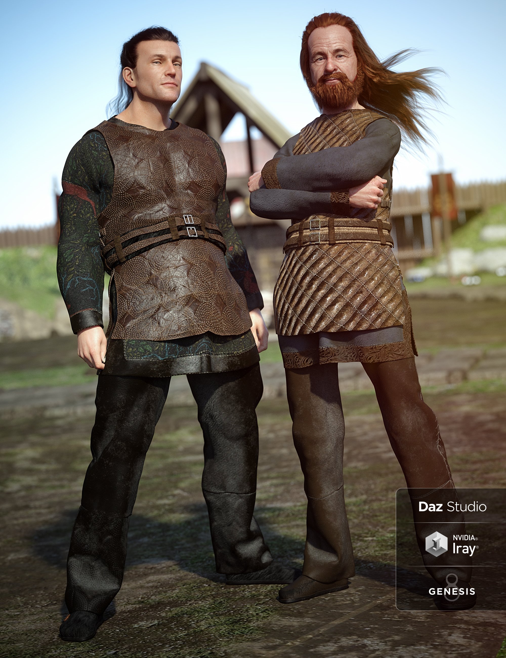 Lief Viking Outfit Textures by: Anna Benjamin, 3D Models by Daz 3D