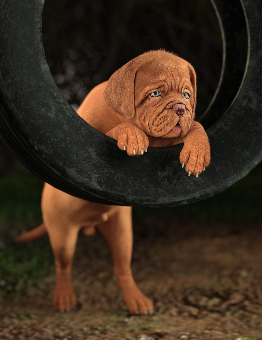 daz3d dog