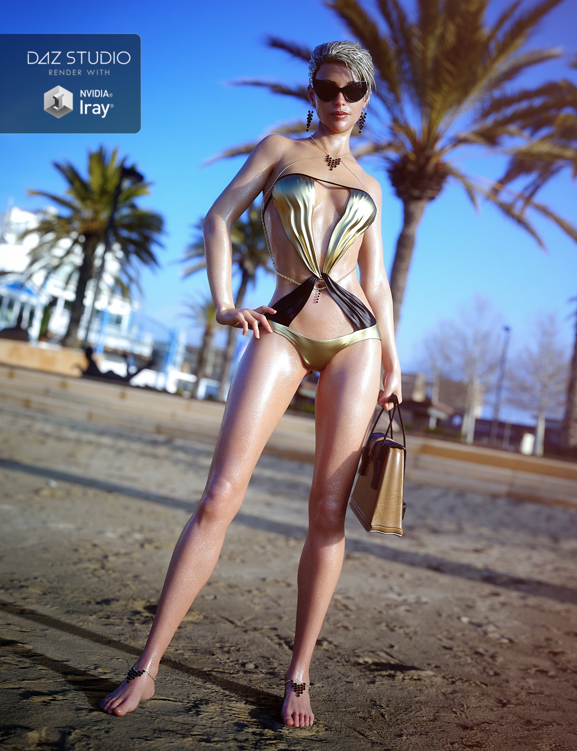 UltraHD IRAY HDRI With DOF - Sunny Beaches Pack 2 by: Cake OneBob Callawah, 3D Models by Daz 3D