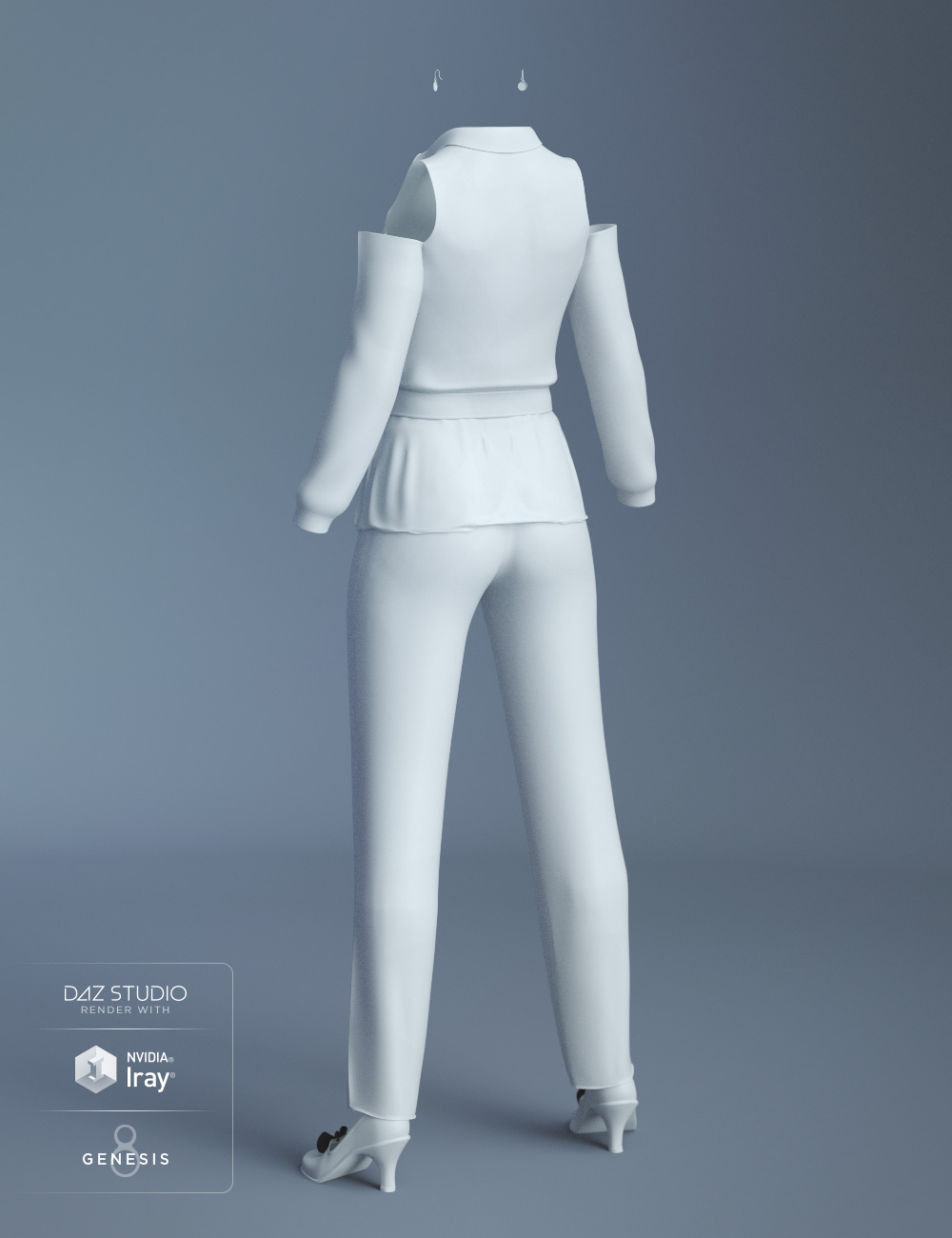dForce Casual Me for Genesis 8 Female(s) by: Ravenhair, 3D Models by Daz 3D