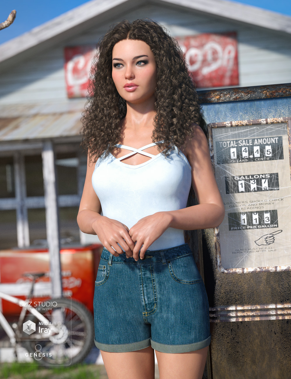 dForce Casual Springtime for Genesis 8 Female(s) by: Ryverthorn, 3D Models by Daz 3D
