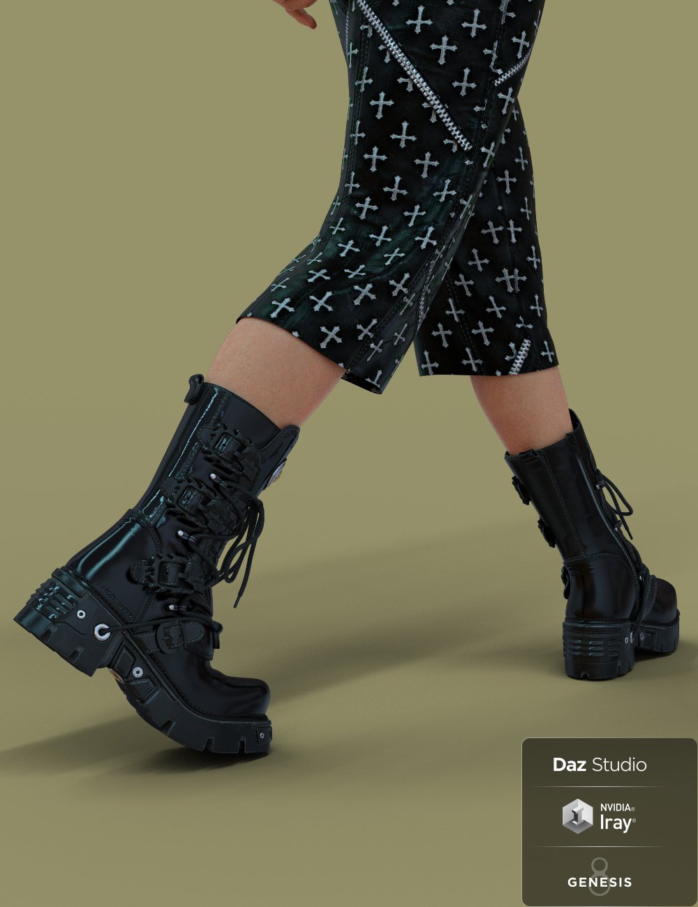 SW Boots for Genesis 8 SW Boots for Genesis 8 by: chungdan, 3D Models by Daz 3D