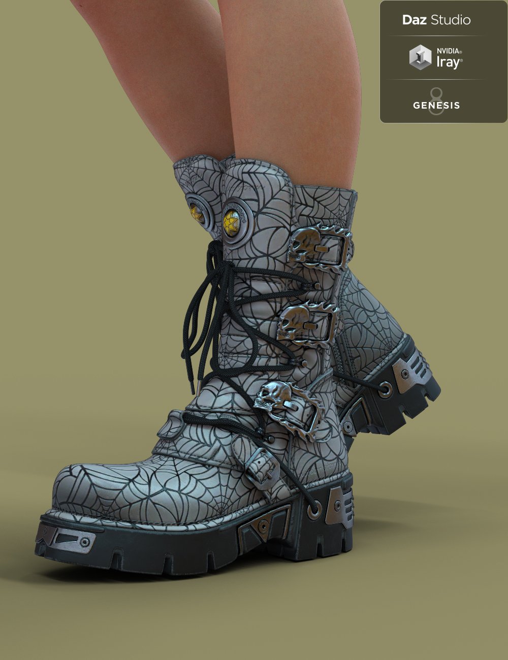 SW Boots for Genesis 8 SW Boots for Genesis 8 by: chungdan, 3D Models by Daz 3D