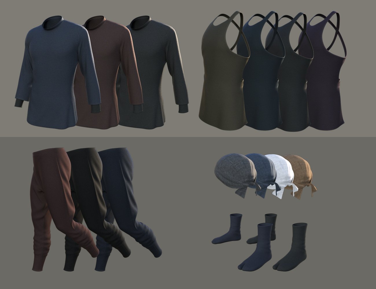 dForce Niwashi Outfit for Genesis 8 Male(s) dForce Niwashi Outfit for Genesis 8 Male(s) by: tentman, 3D Models by Daz 3D