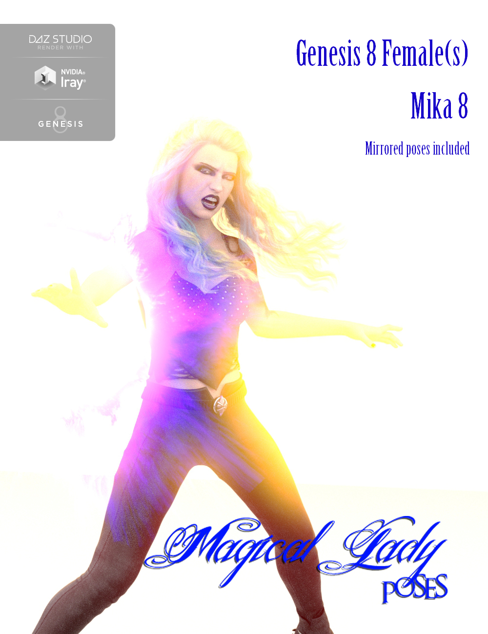 Magical Lady Poses for Genesis 8 Female(s) Magical Lady Poses for Genesis 8 Female(s) by: Muscleman, 3D Models by Daz 3D