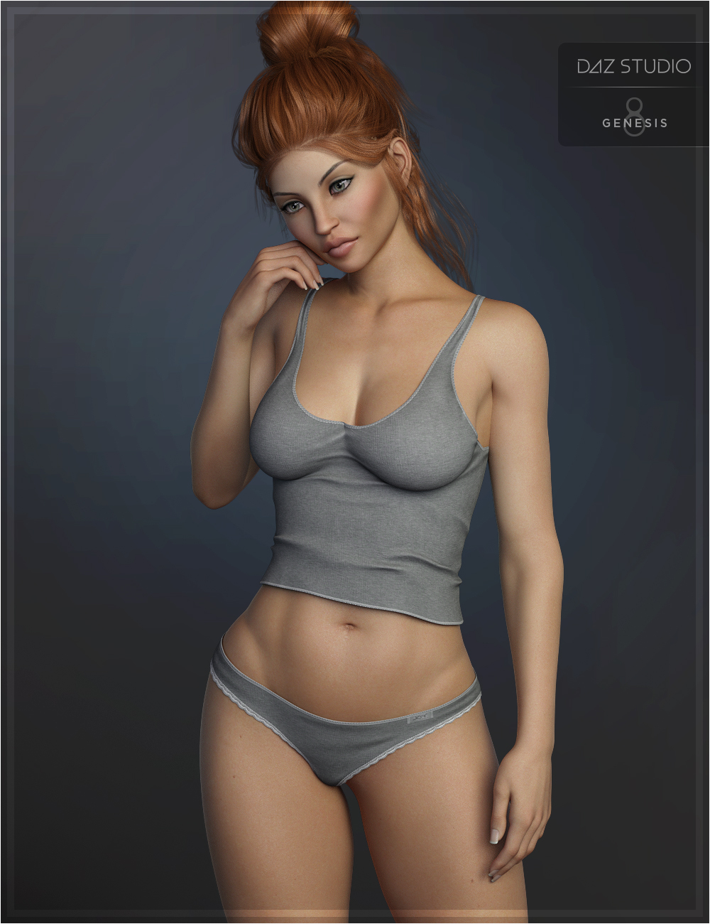 Emalie for Genesis 8 Female by: OziChick, 3D Models by Daz 3D