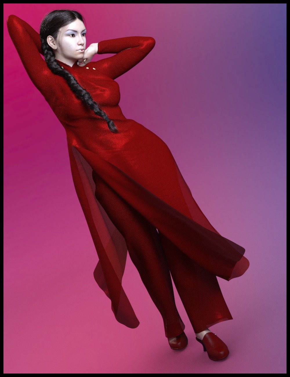 dForce Ao Dai Outfit for Genesis 8 Female(s) dForce Ao Dai Outfit for Genesis 8 Female(s) by: Nathy Design, 3D Models by Daz 3D