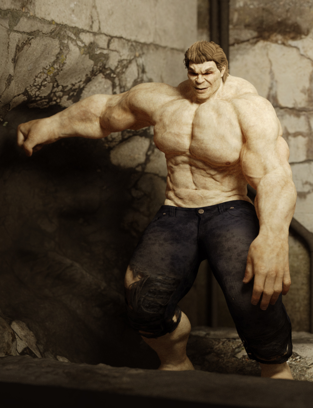 Biggun Poses for Genesis 8 Male by: RawArt, 3D Models by Daz 3D