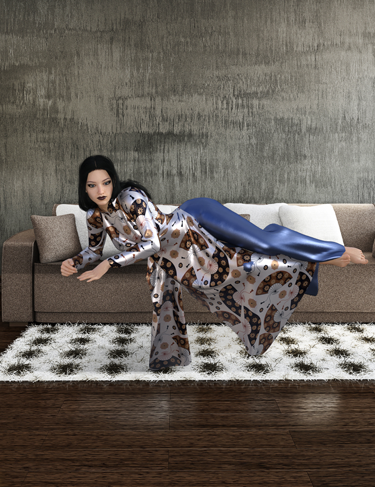 dForce AO Dai Eastern Silk Add On Textures dForce AO Dai Eastern Silk Add On Textures by: Moonscape GraphicsSade, 3D Models by Daz 3D