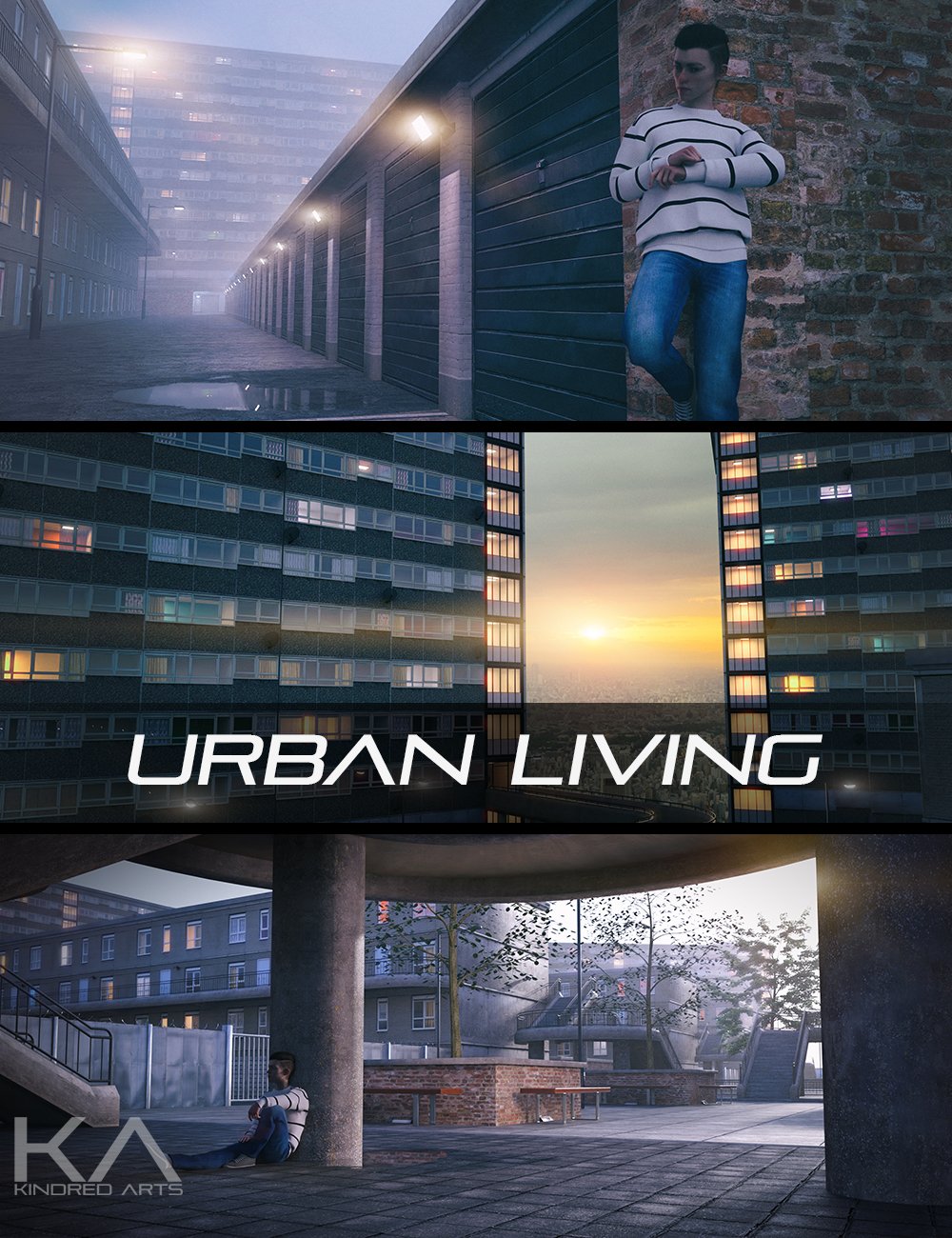 Urban Living by: KindredArts, 3D Models by Daz 3D