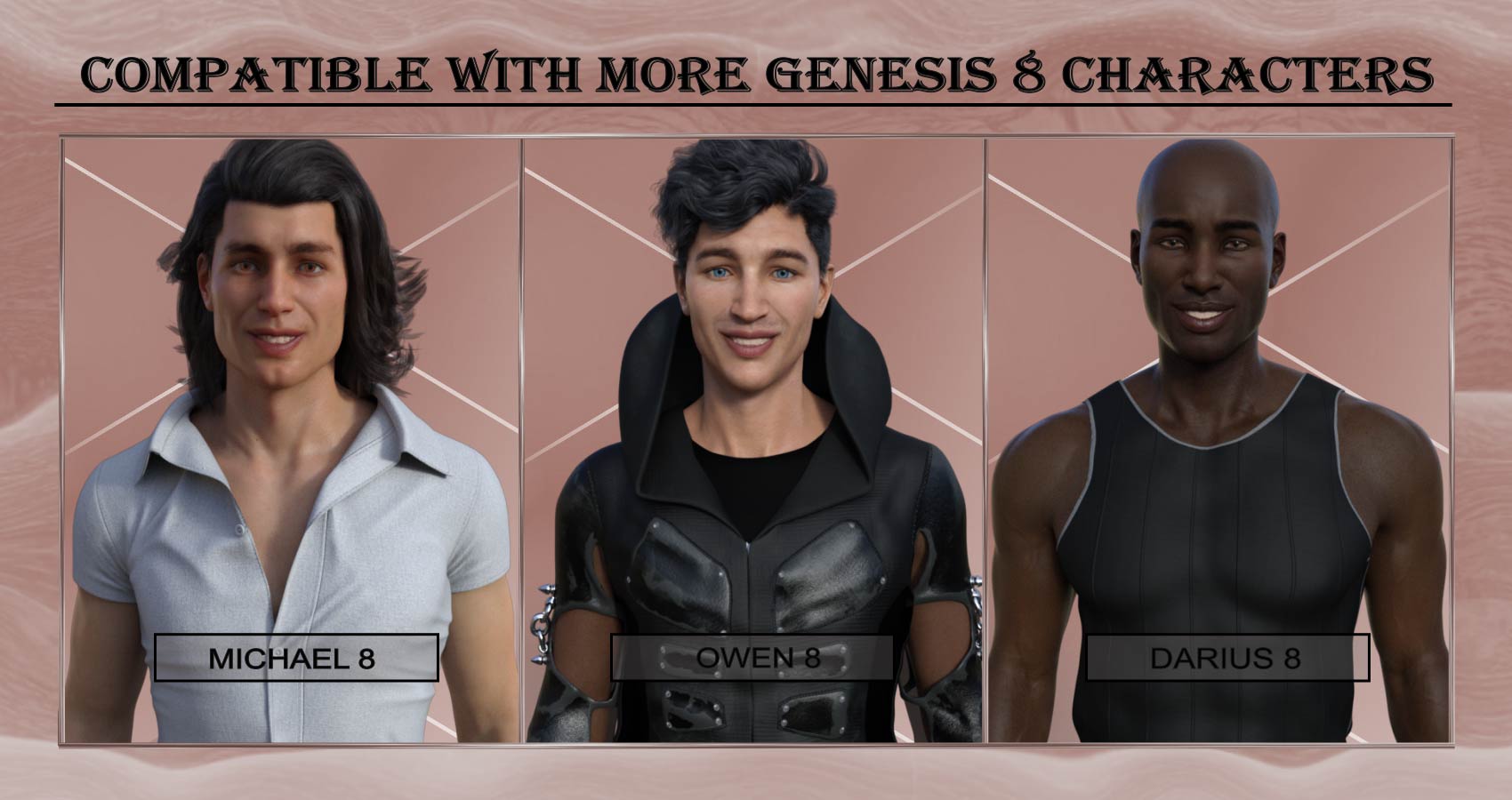 Lovable or Grumpy - Expressions for Genesis 8 Male and Floyd 8 by: JWolf, 3D Models by Daz 3D