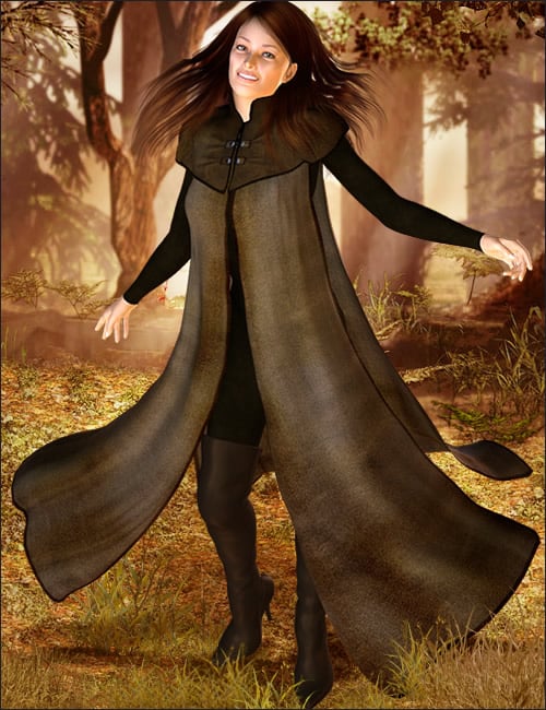 V4 Morphing Cloak and Cape by: , 3D Models by Daz 3D