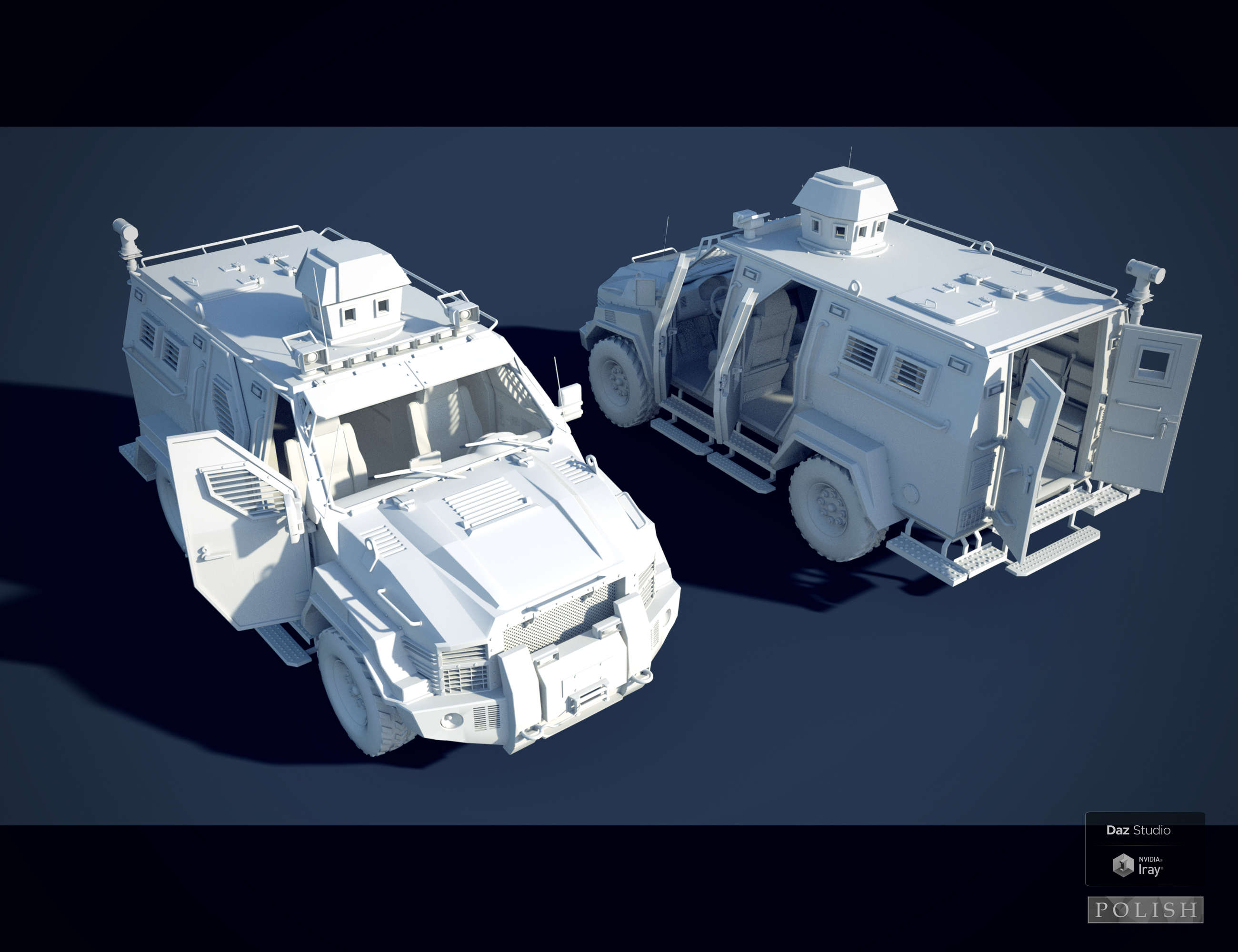 SWAT Armored Vehicle SWAT Armored Vehicle by: Polish, 3D Models by Daz 3D