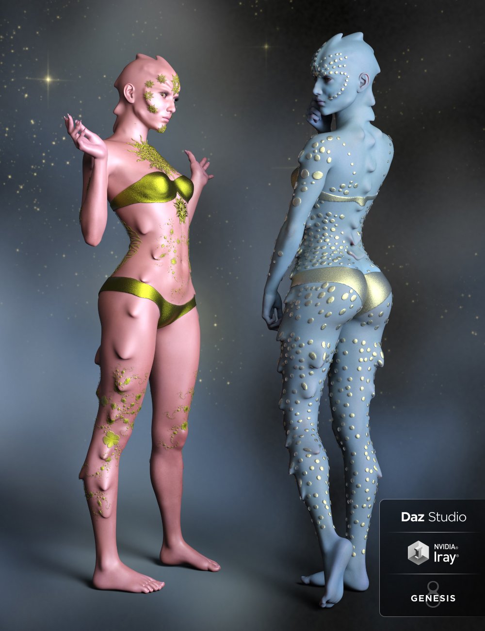 Izaro, Sharu and Bodysuit for Genesis 8 Female Izaro, Sharu and Bodysuit for Genesis 8 Female by: AkashaAnain, 3D Models by Daz 3D