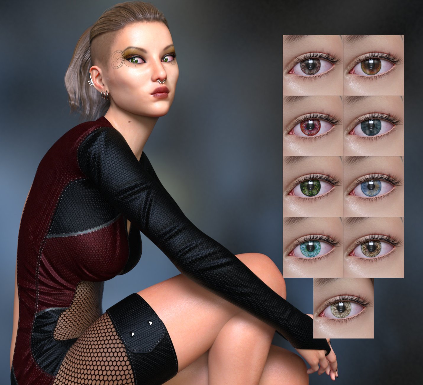 Izaro, Sharu and Bodysuit for Genesis 8 Female Izaro, Sharu and Bodysuit for Genesis 8 Female by: AkashaAnain, 3D Models by Daz 3D