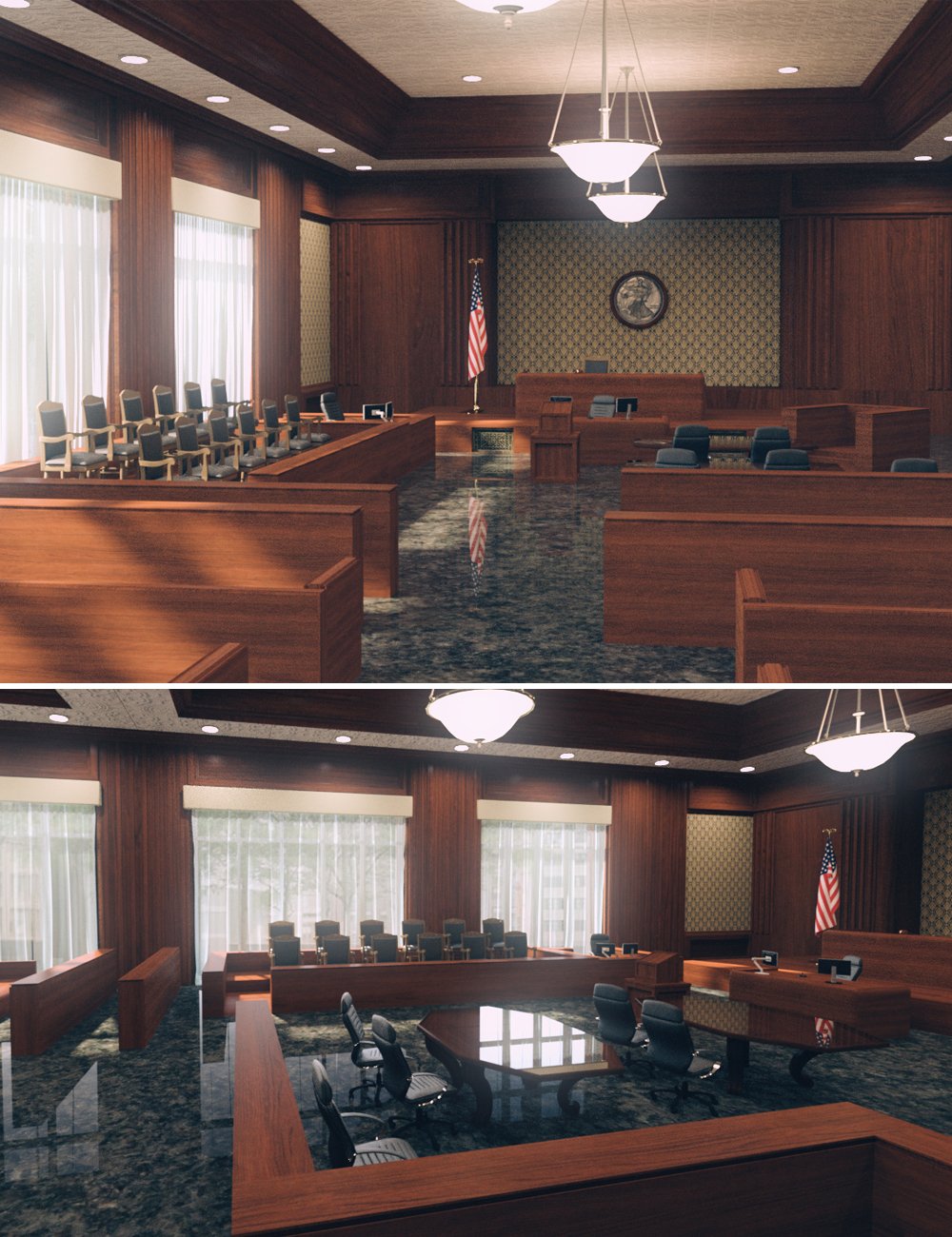The Courthouse by: kubramatic, 3D Models by Daz 3D