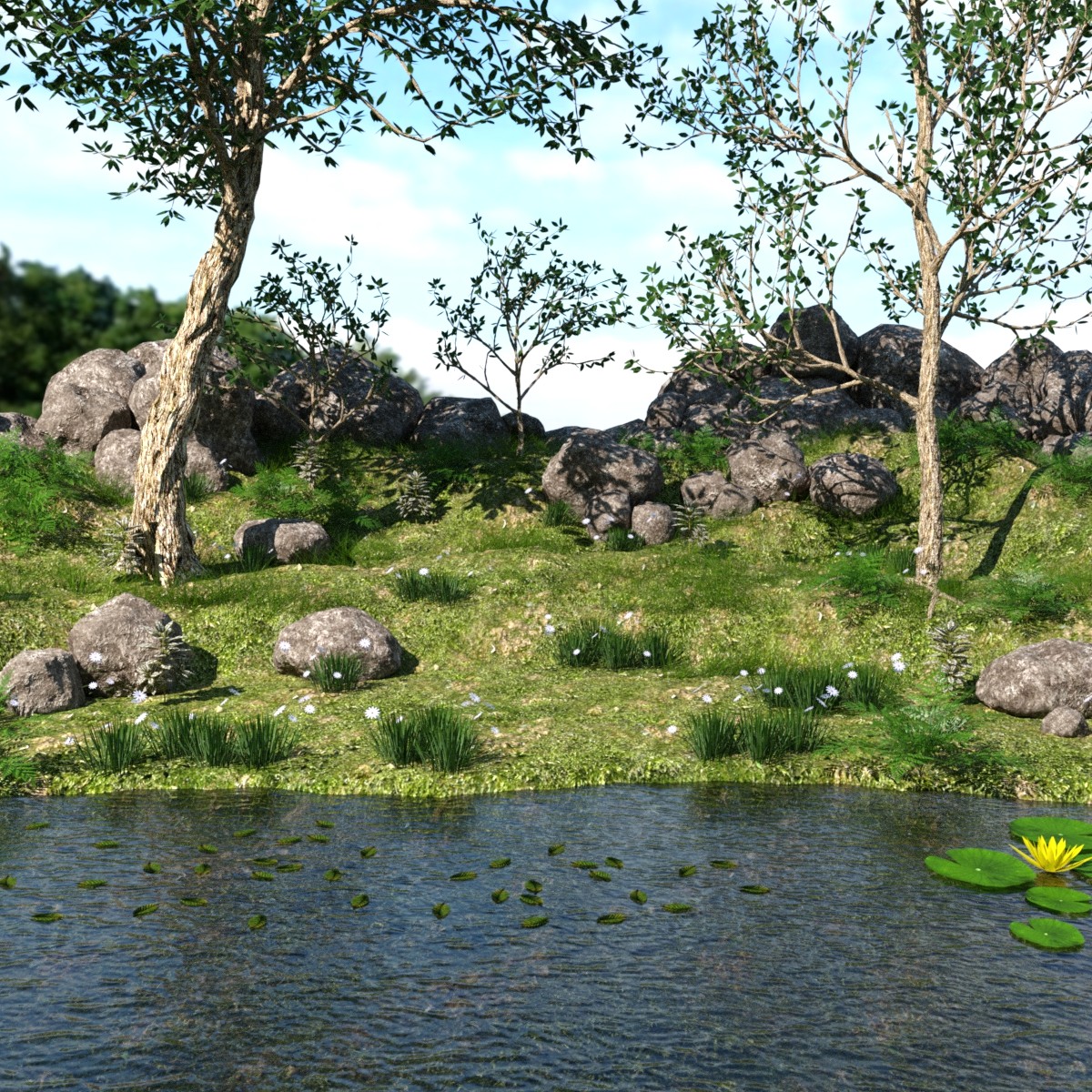 My Little Lake by: JeffersonAF, 3D Models by Daz 3D