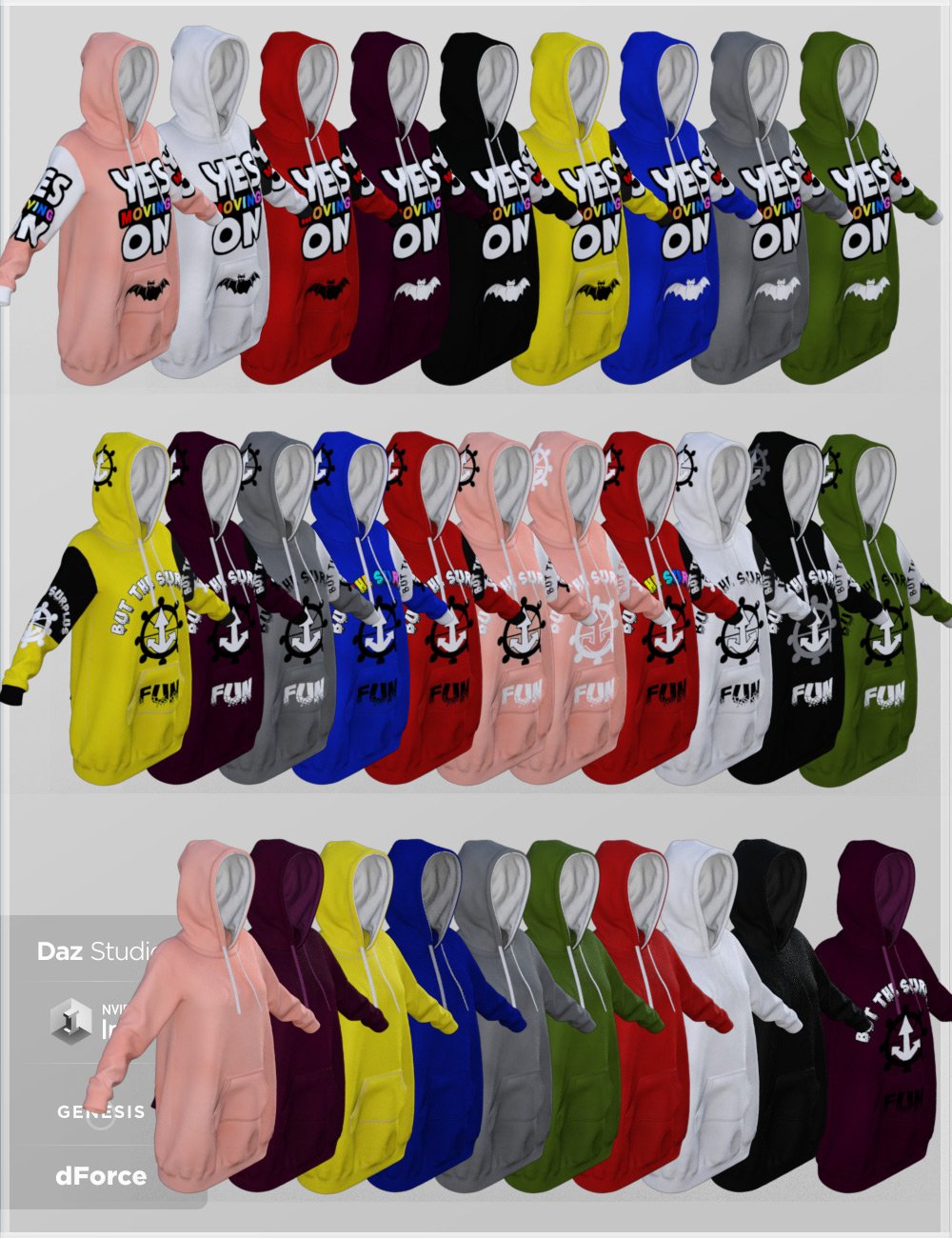dForce Long Hoodie For Genesis 8 Female(s) dForce Long Hoodie For Genesis 8 Female(s) by: Cute3D, 3D Models by Daz 3D