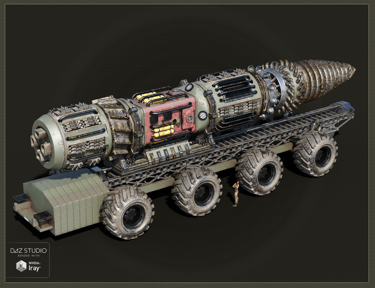 The Little Tunneling Machine The Little Tunneling Machine by: David BrinnenForbiddenWhispers, 3D Models by Daz 3D