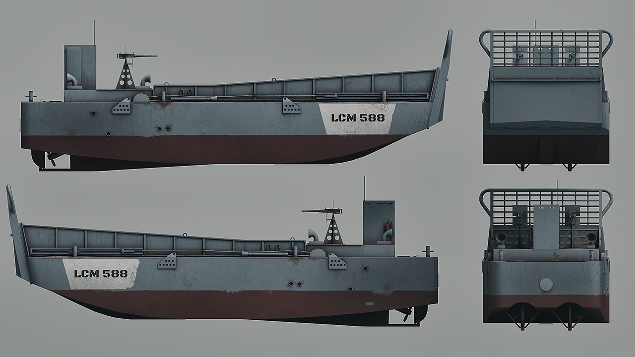 Landing Craft by: Mely3D, 3D Models by Daz 3D