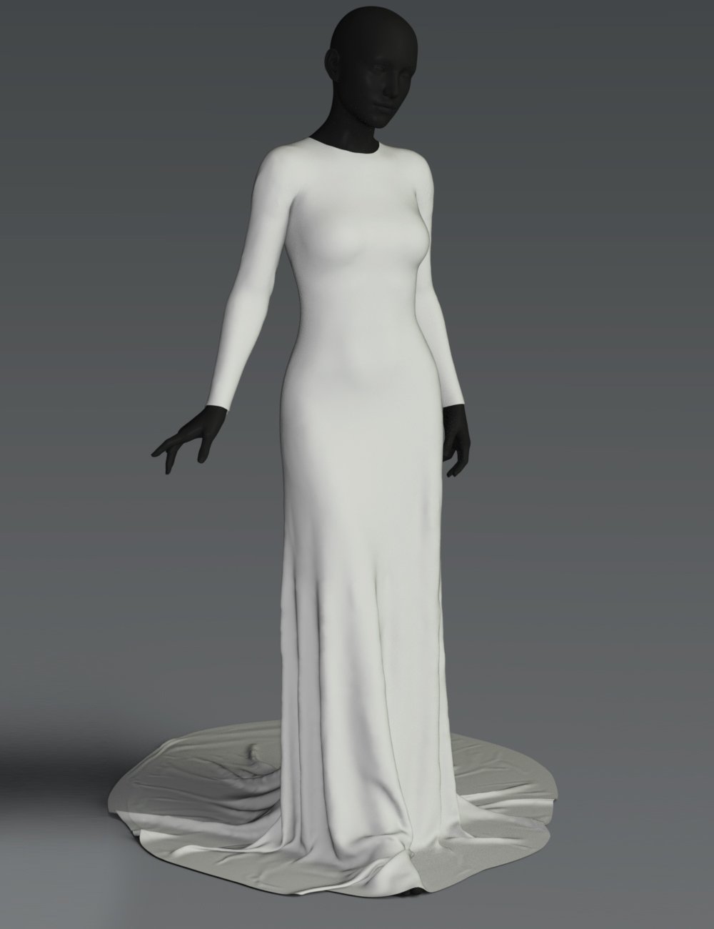 dForce White Wedding Outfit for Genesis 8 Female(s) by: PandyGirlWildDesigns, 3D Models by Daz 3D