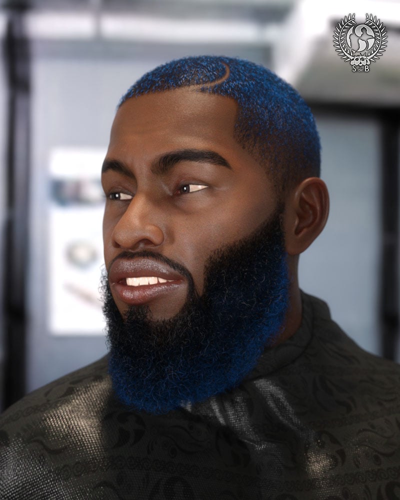 Stylish Hair and Beard for Genesis 3 and 8 Male(s)